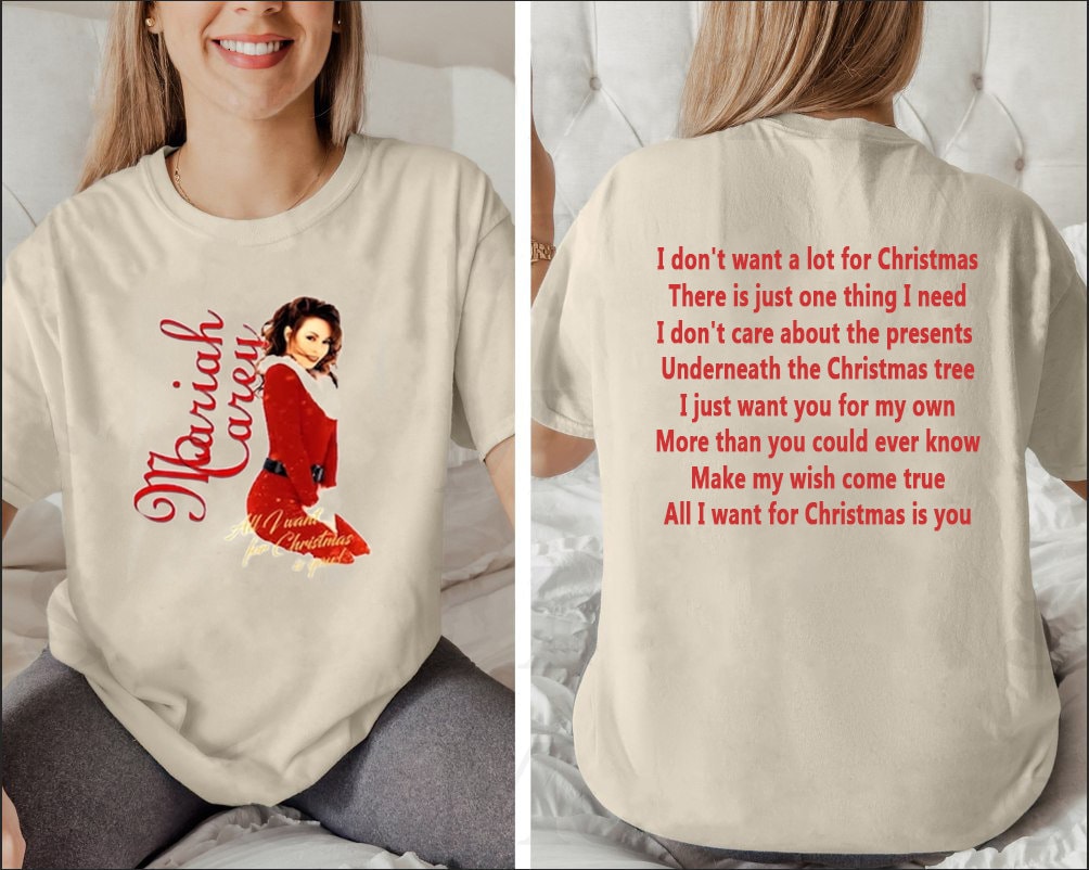 Mariah Carey 'All I Want For Christmas Is You' 90s T-Shirt