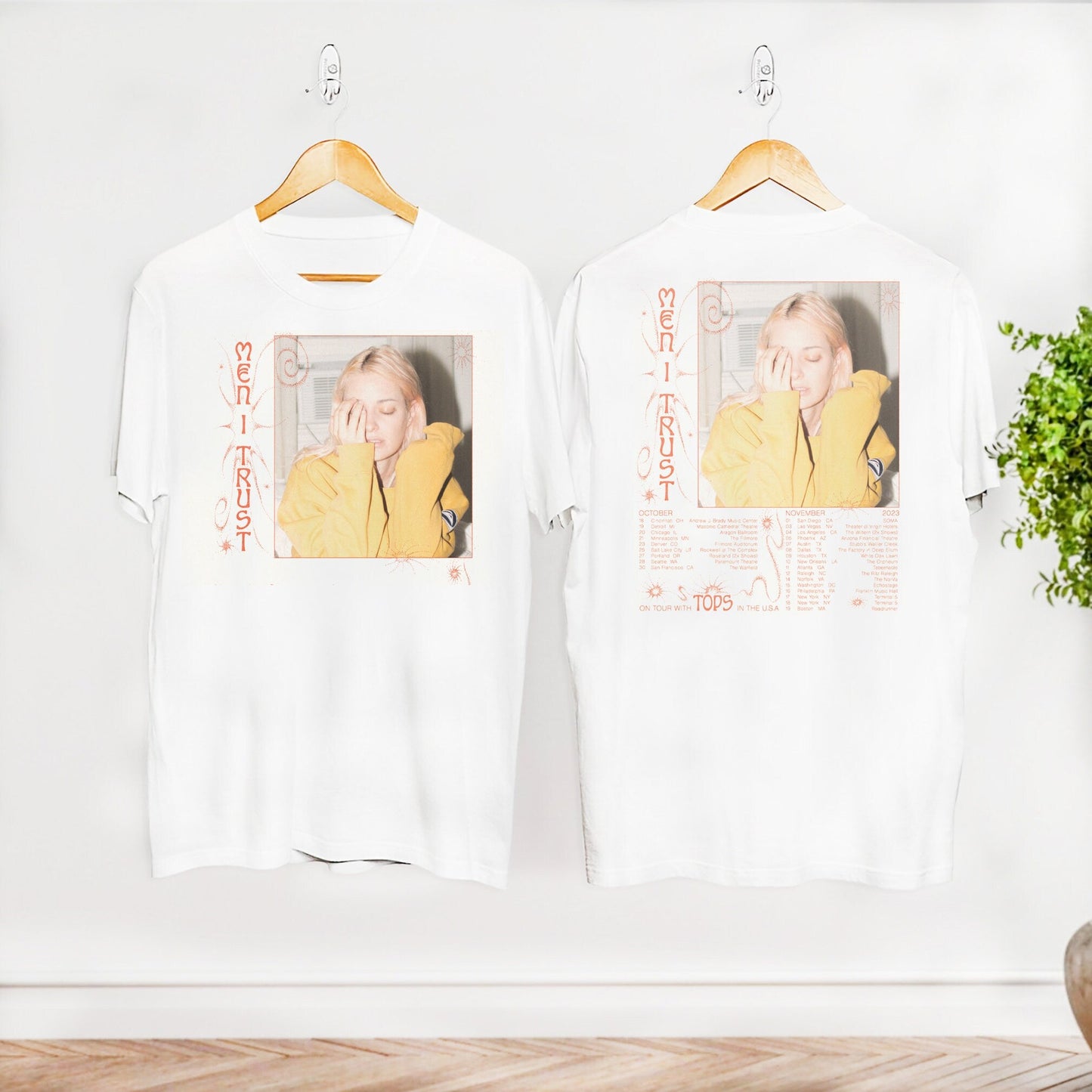 Men I Trust US Fall Tour 2023 T-Shirt, Men I Trust Fan Gift Shirt, Men I Trust Band Shirt