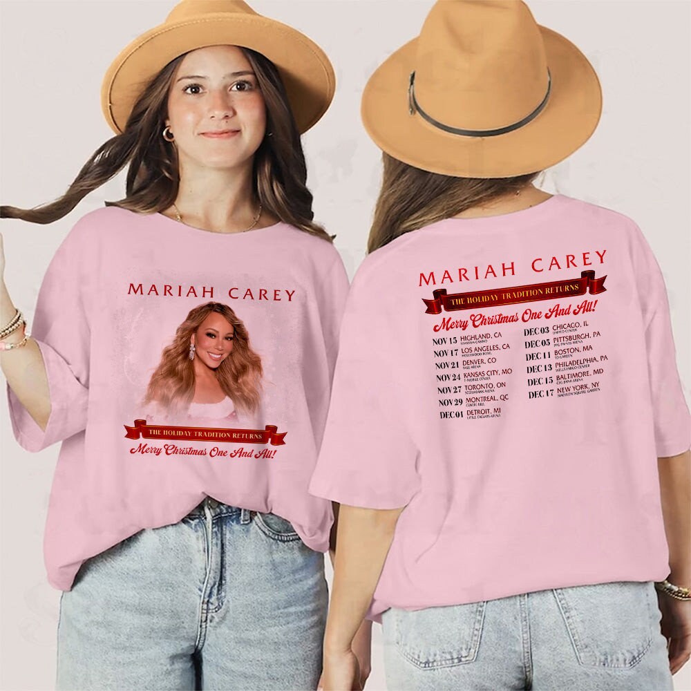Mariah Carey 2023 Tour Shirt, Mariah Carey Merry Christmas One and All Tour 2023 TShirt