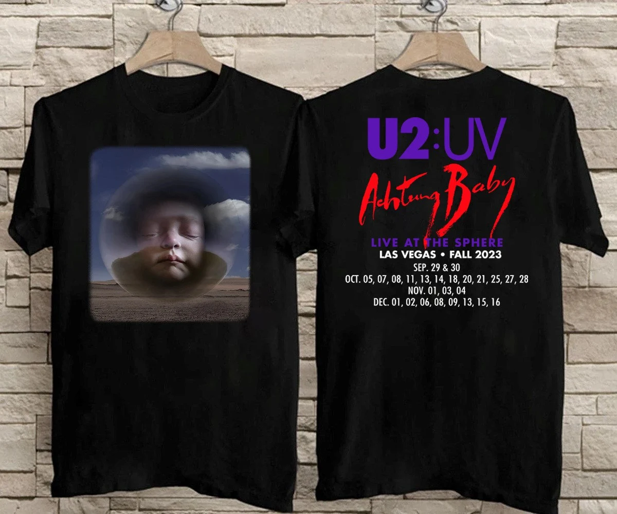 U2 Achtung Baby Live at Sphere Tour 2023 T-Shirt