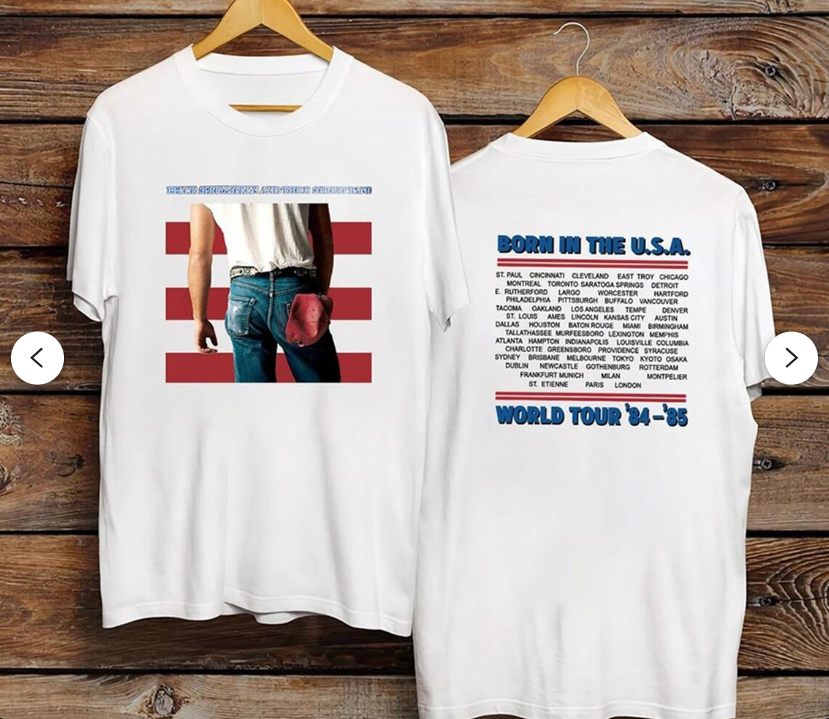 Bruce Springsteen Born In the USA World Tour ’84-’85, Bruce Springsteen Tour 202