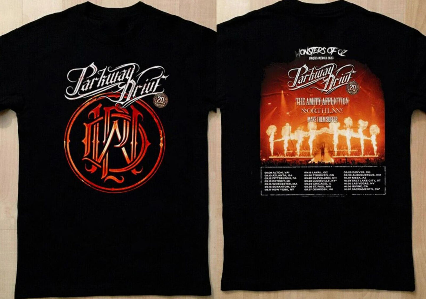 Parkway Drive Tour 2023 Concert Tee Unisex T-Shirt