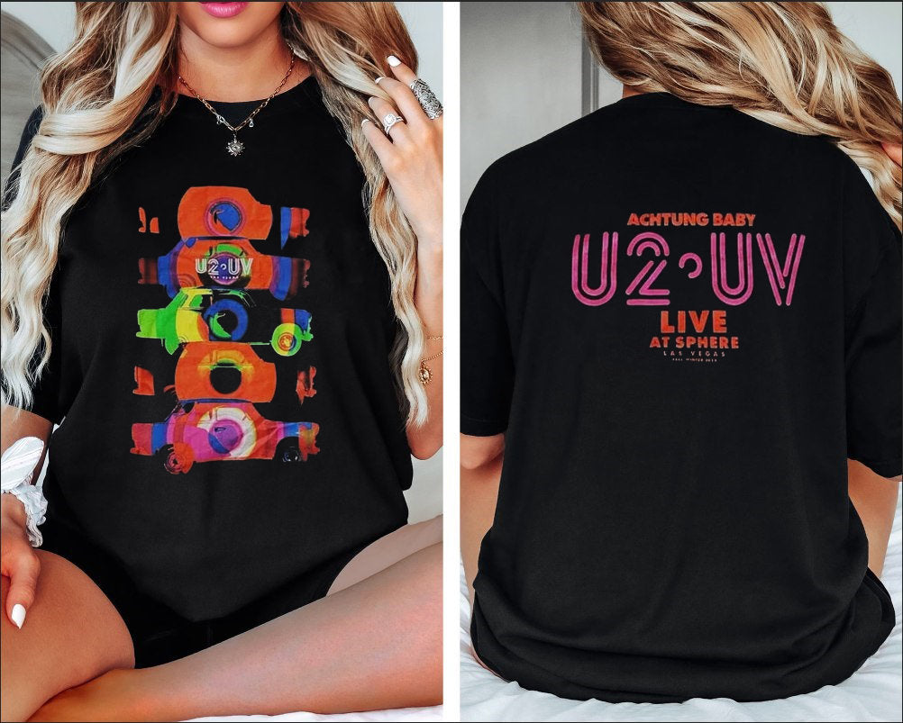U2 Las Vegas Ultraviolet Sphere 2023, Luxurious T-Shirt