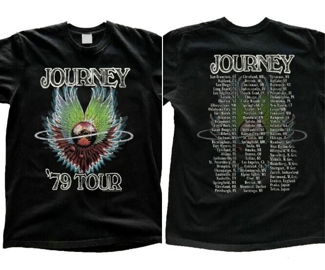 Journey Concert 1979 Tour Vintage T-Shirt