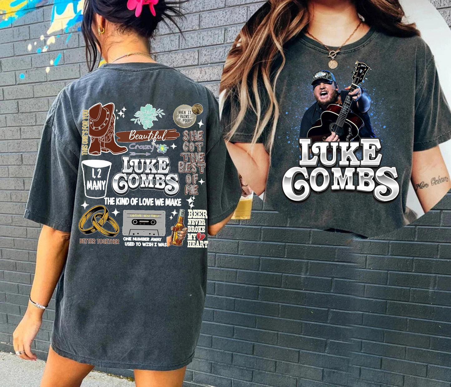 L.u.k.e C.o.m.bs 2023 World Tour T-Shirt, Bull-head T Shirt