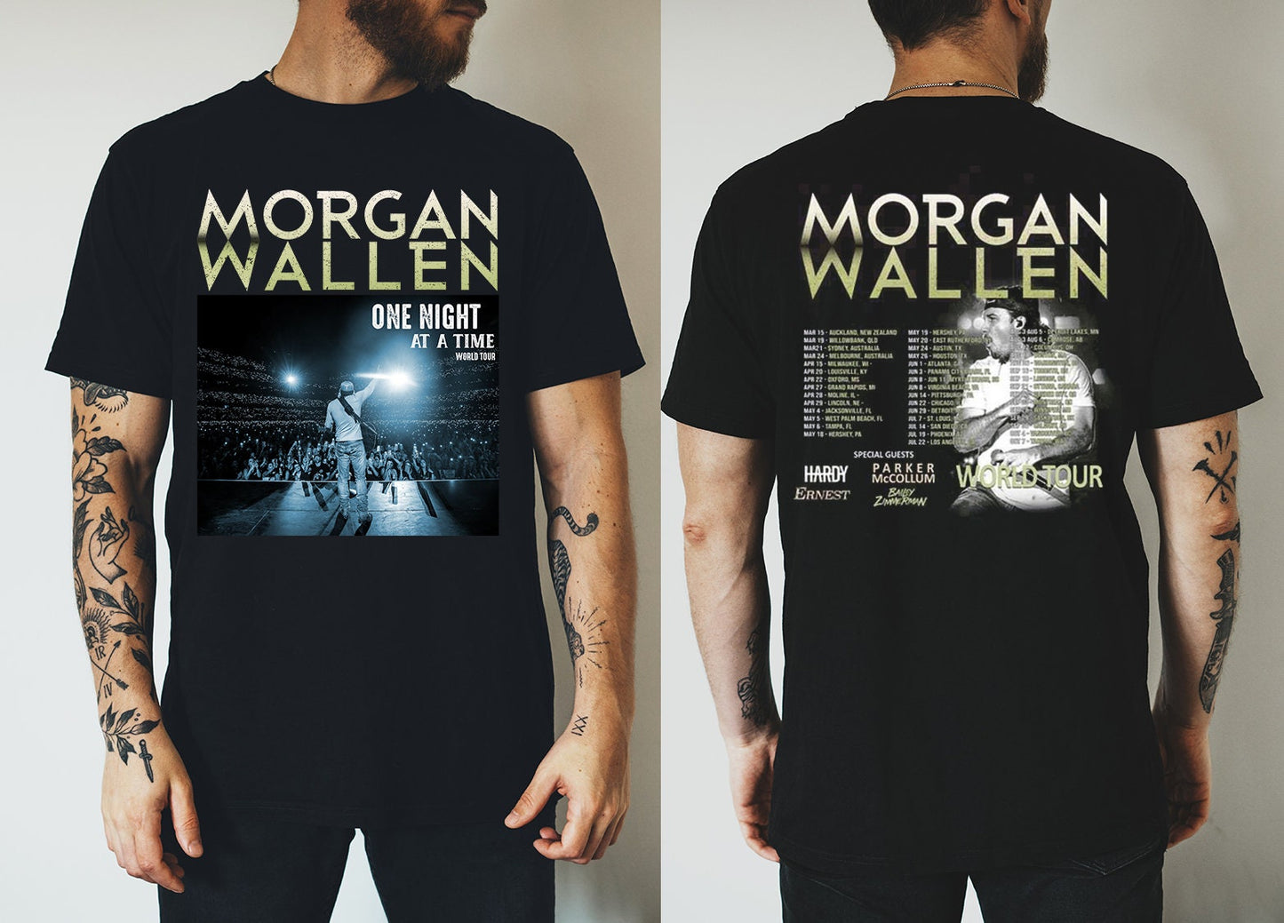 Wallen Western Tour 2023 T-Shirt, Wallen Western One Night At A Time Tour