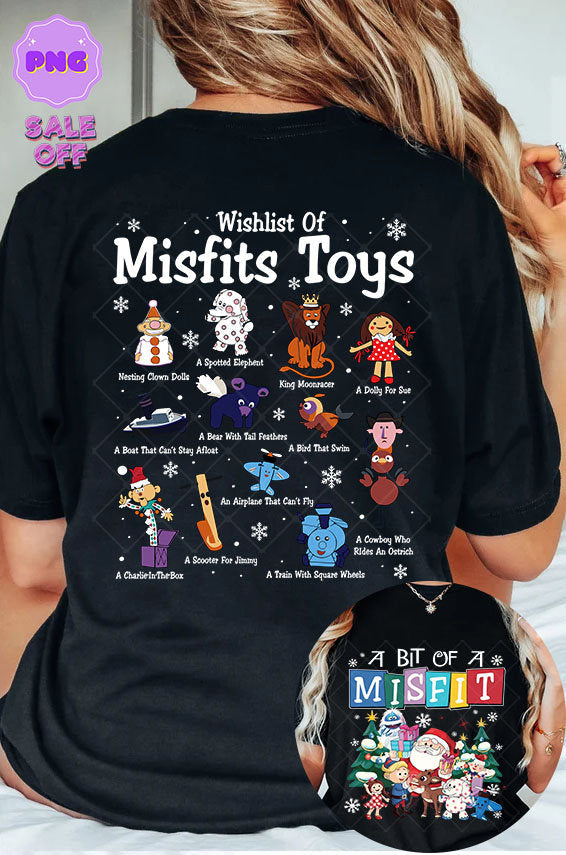 Misfit Toys Christmas Shirt, A Bit Of A Misfit Shirt, Rudolphs The Red Nosed Reindeer