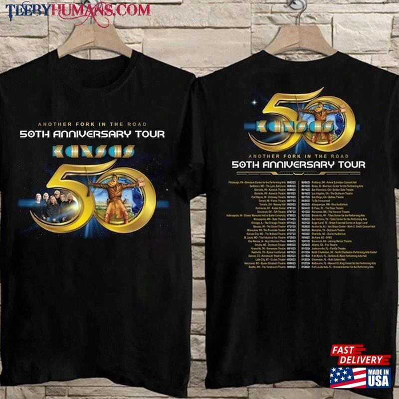 Kansas Band Tour 2023 Another Folk In The Road 50Th Anniversary Shirt