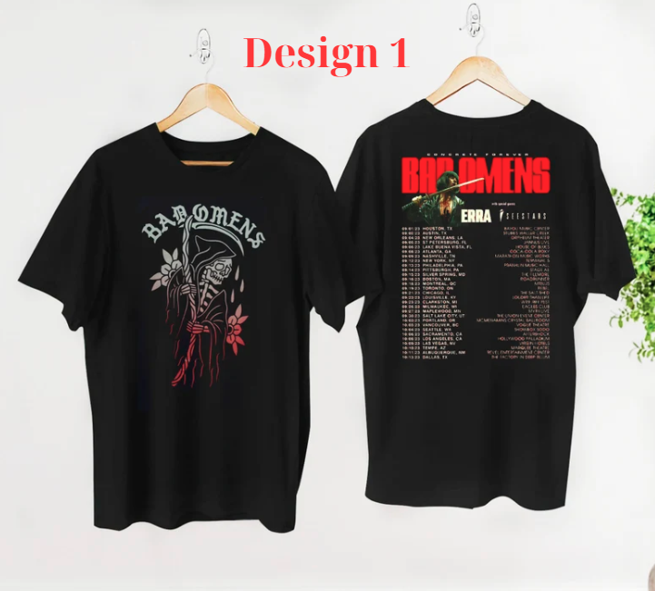 Bad Omens Tour 2023 T-Shirt Forever Concrete Fall Concert Us Fans Shirt