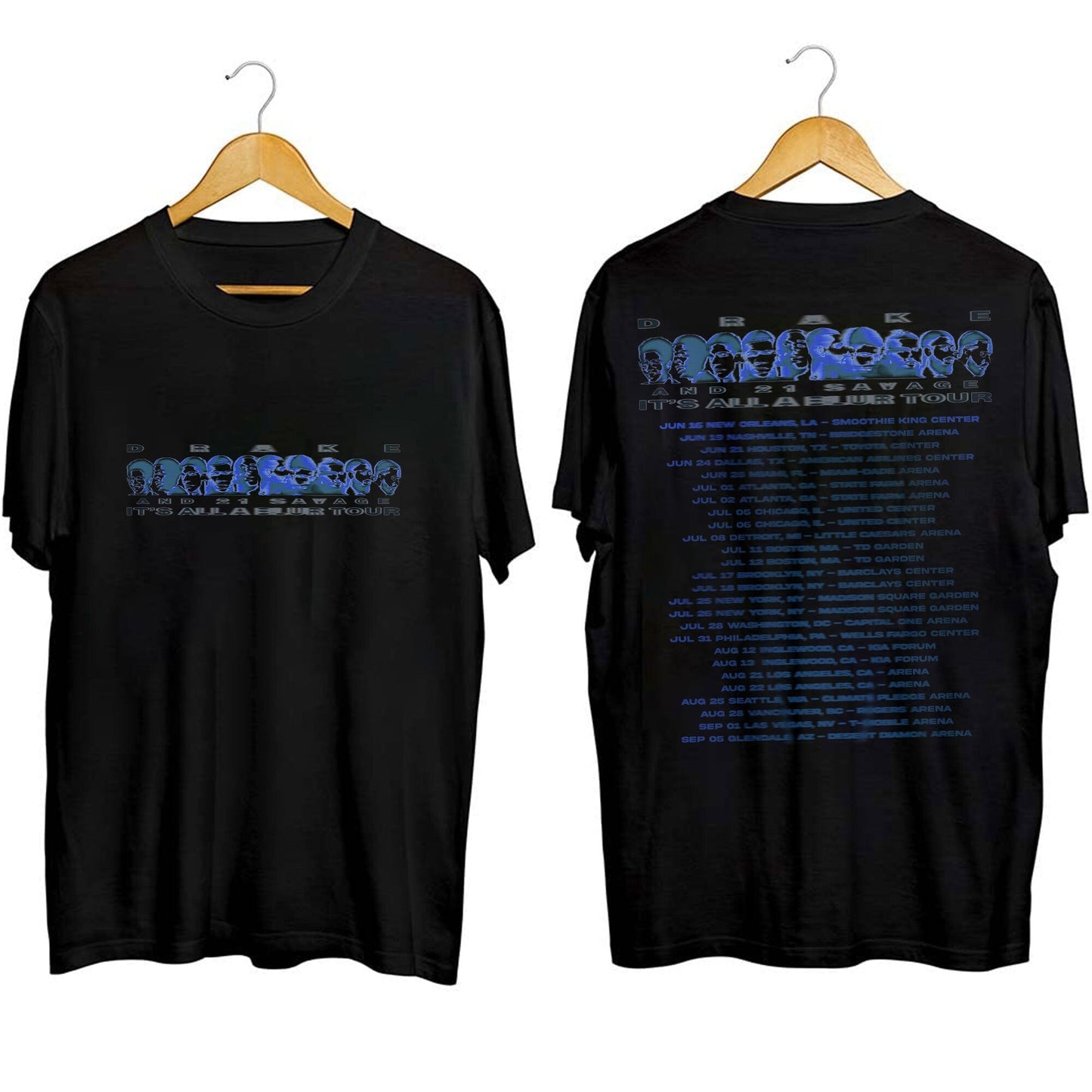 Drake 21 Savage Tour 2023 Tour Shirt