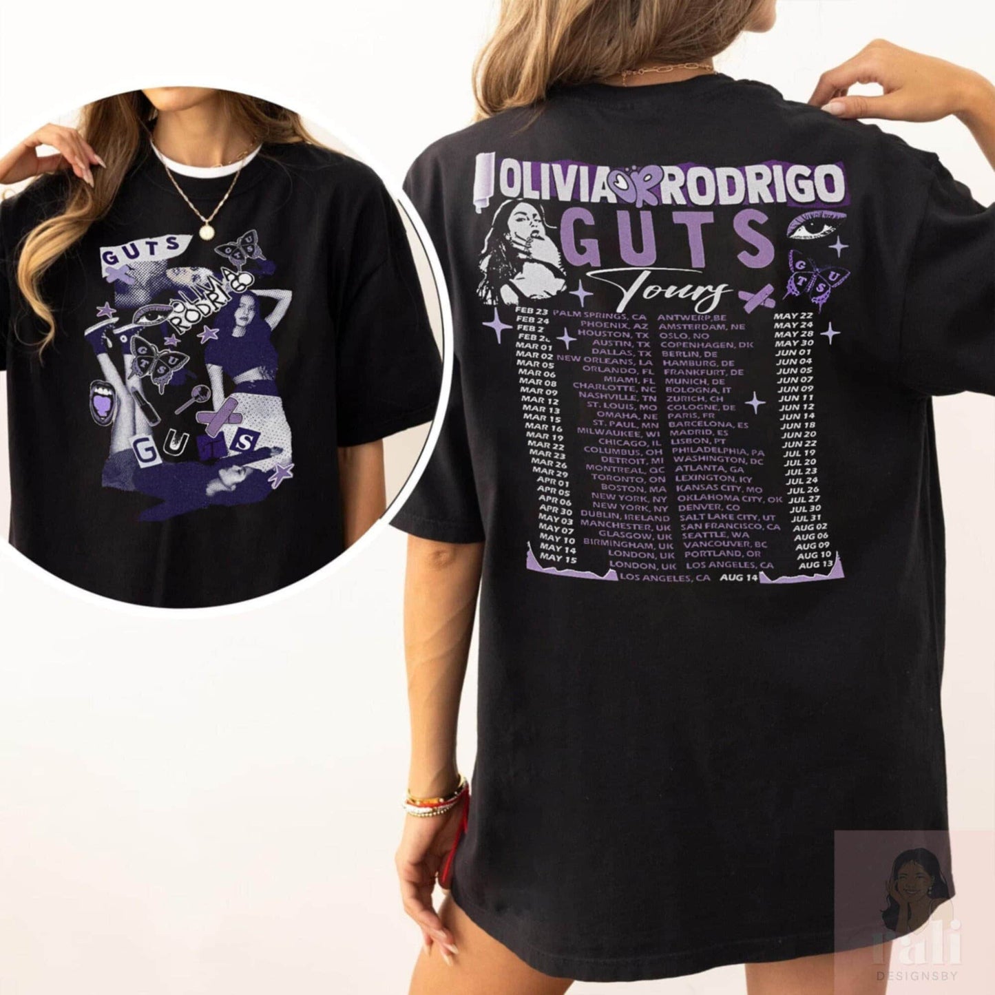 Olivia Rodrigo Guts Tour Merch Shirt