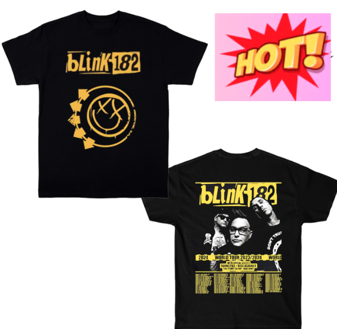 Blink World Tour B182 Tour 2023 2024 Unisex T-Shirt