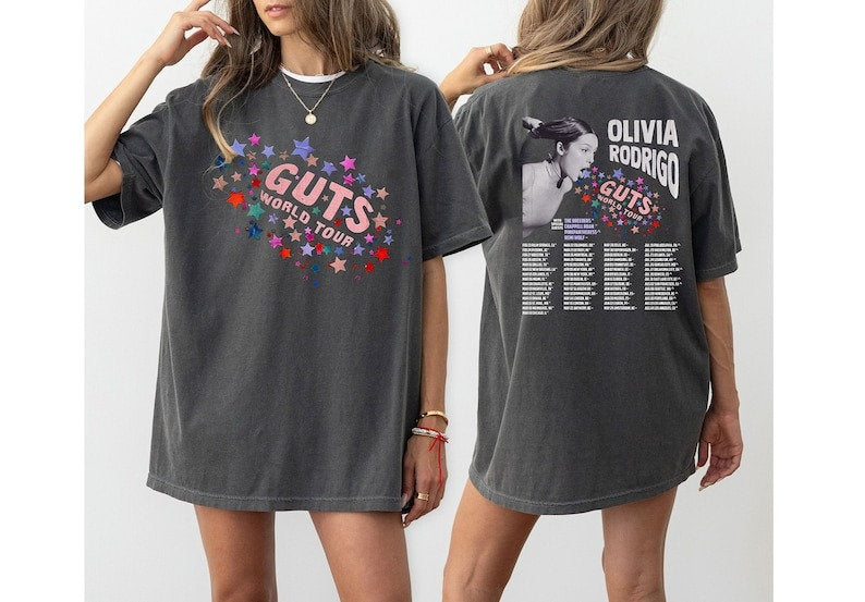 Olivia Rodrigo Guts Shirt, Guts Tour 2024 Shirt