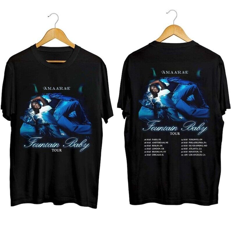 Amaarae Fountain Baby Tour 2024 Shirt, Amaarae Fan Shirt