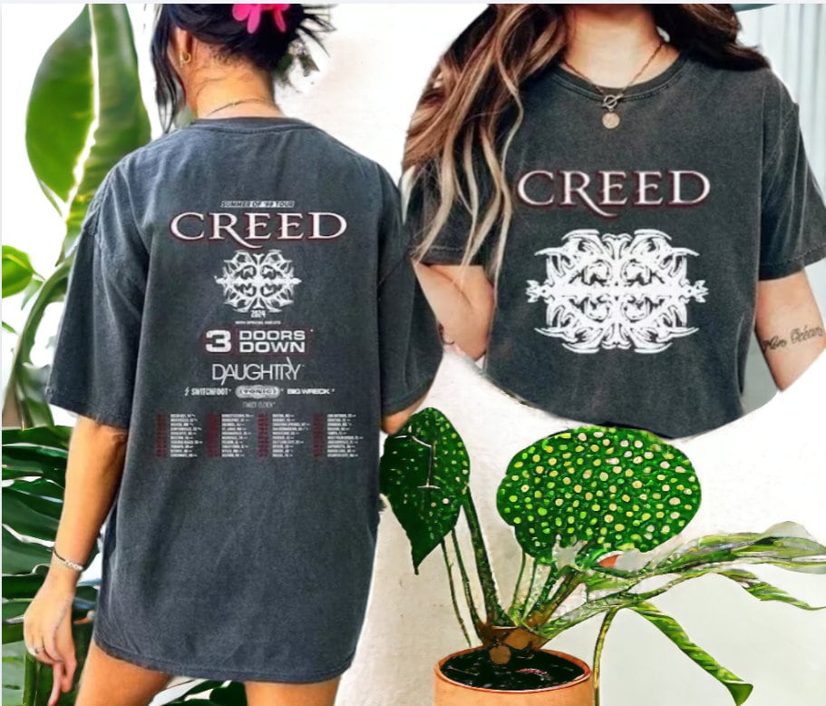 Cr-eed 2024 Tour Summer of '99 Tour Shirt, Cre-ed Band Shirt, C-reed 2024 Concert