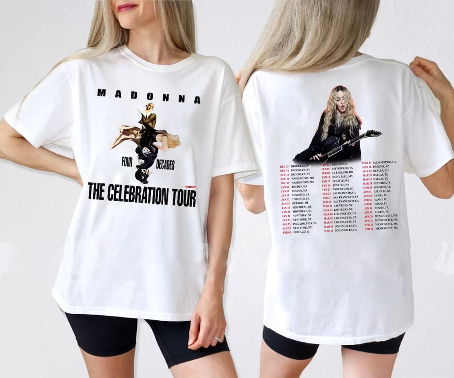 2023-2024 Madonna The Celebration Tour T-Shirt
