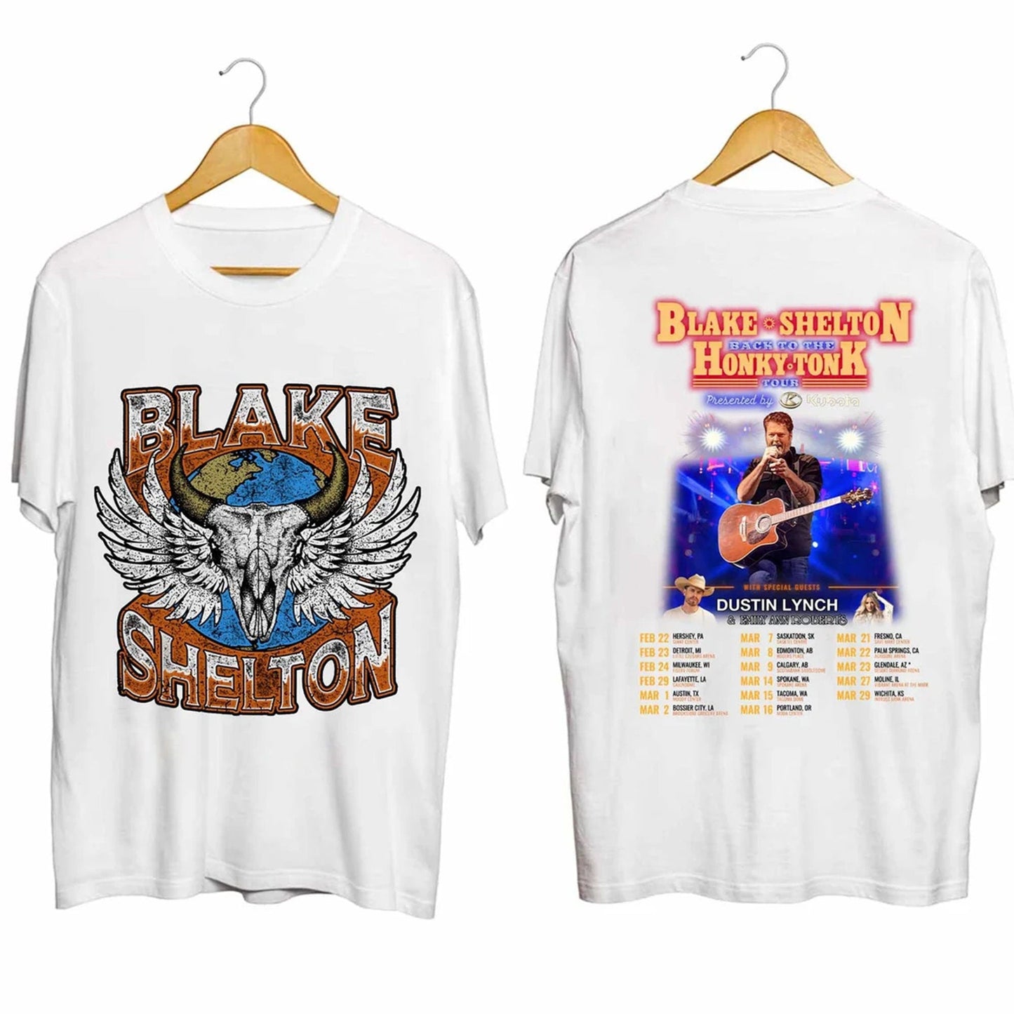 Blake Shelton 2024 Back to the Honky Tonk Tour Shirt, 2024 Music Tour Shirt, Gift For Fan