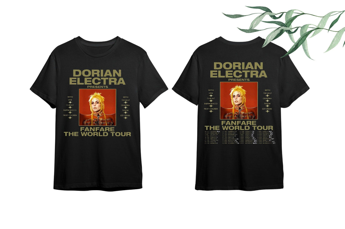 Dorian Electra 2024 Fanfare World Tour Dates Shirt