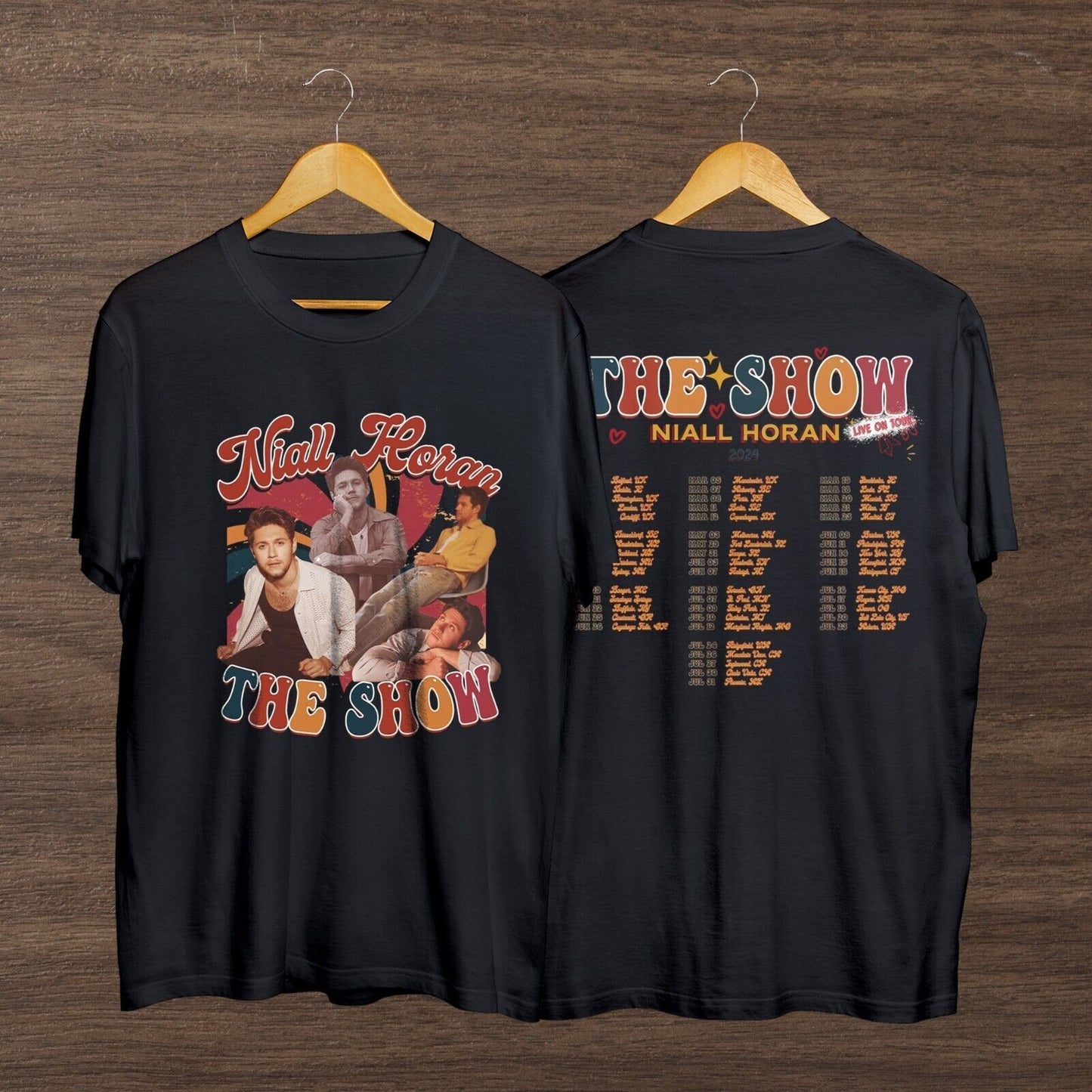 Niall Horan 2024 Concert T-Shirt, Niall Horan The Show Live On Tour 2024 T-Shirt