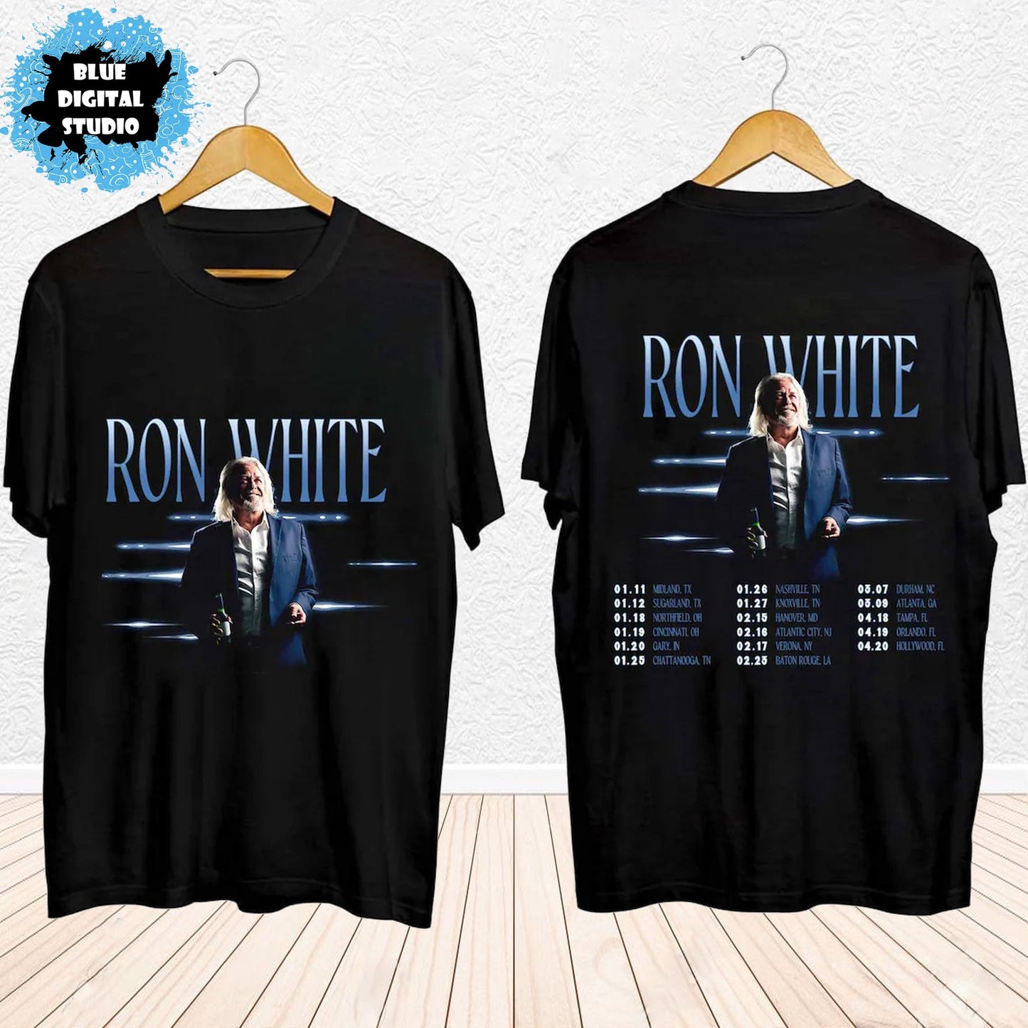 Ron White 2024 Tour Double Sided Shirt