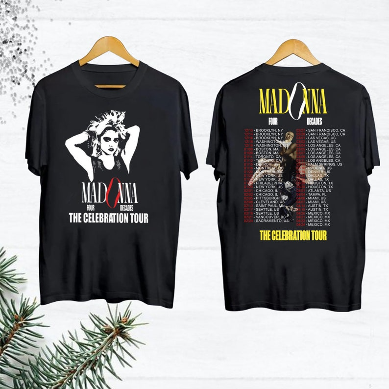 2024 Madonna The Celebration Tour T-Shirt