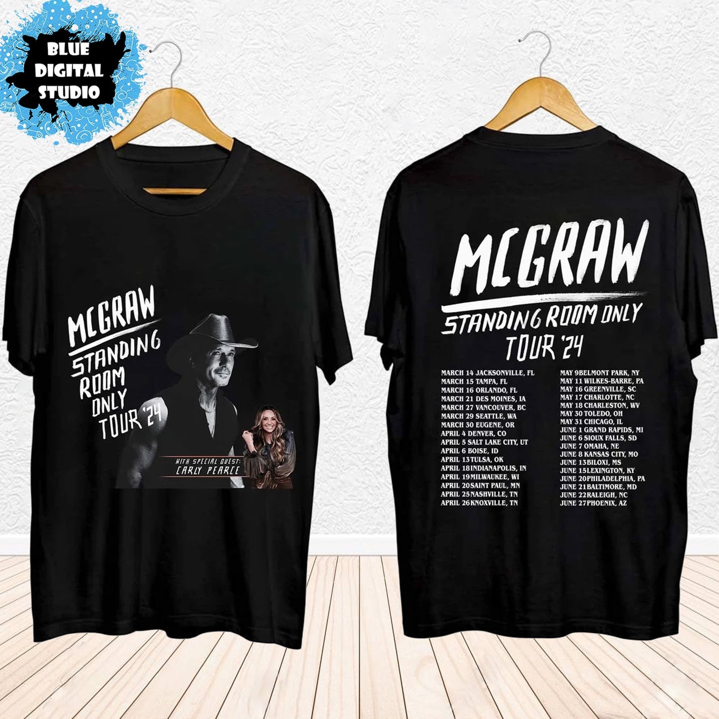 Tim McGraw 2024 Tour Standing Room Only Shirt, Tim McGraw Fan Shirt