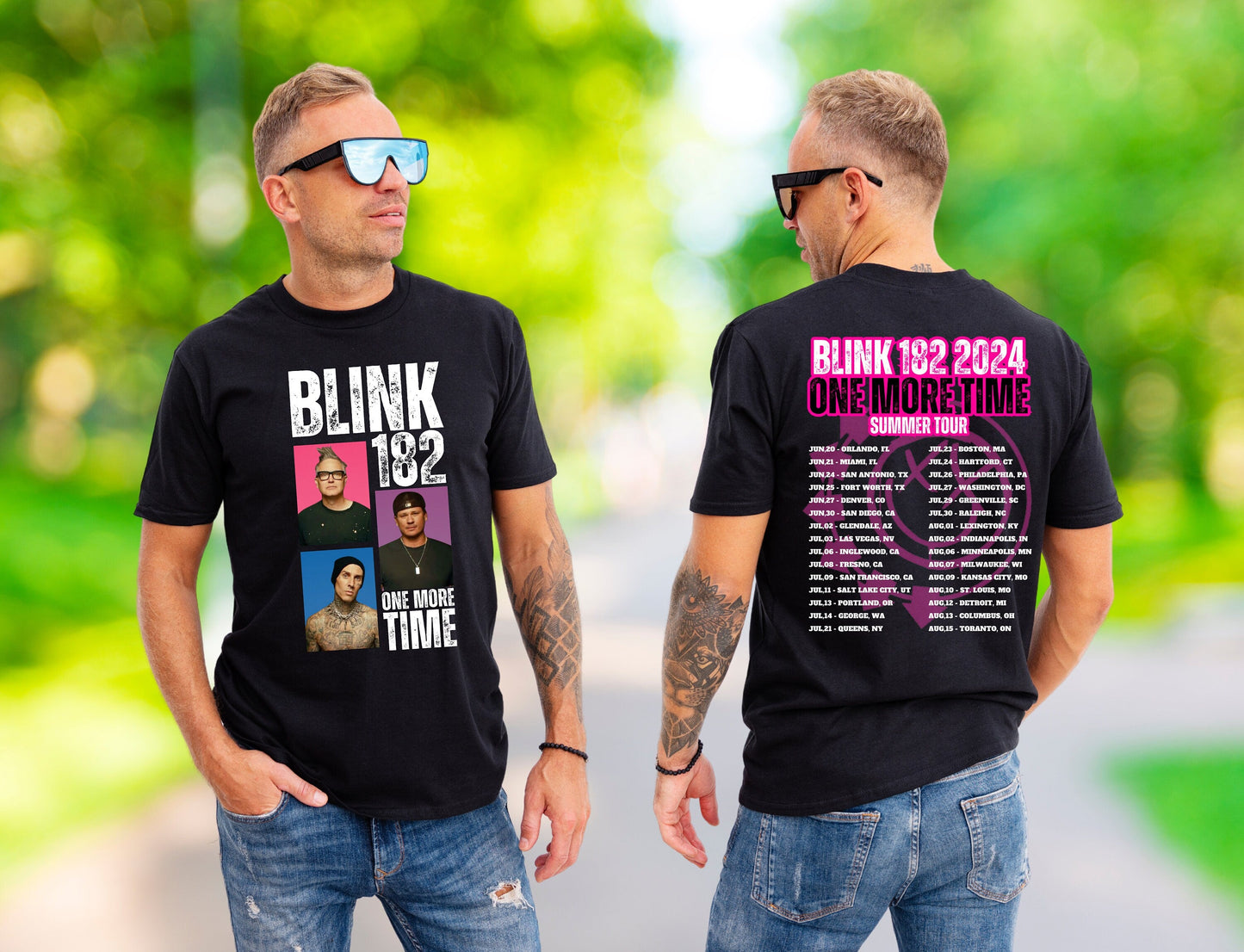 B182 One More Time W/Concert tshirts