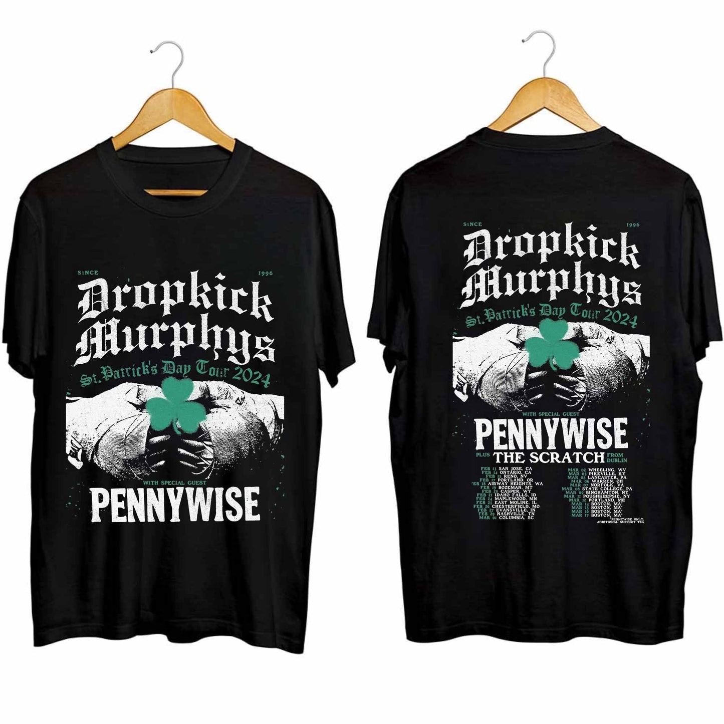 Dropkick Murphys St. Patricks Day Tour 2024 Shirt, St. Patricks Day 2024 Concert