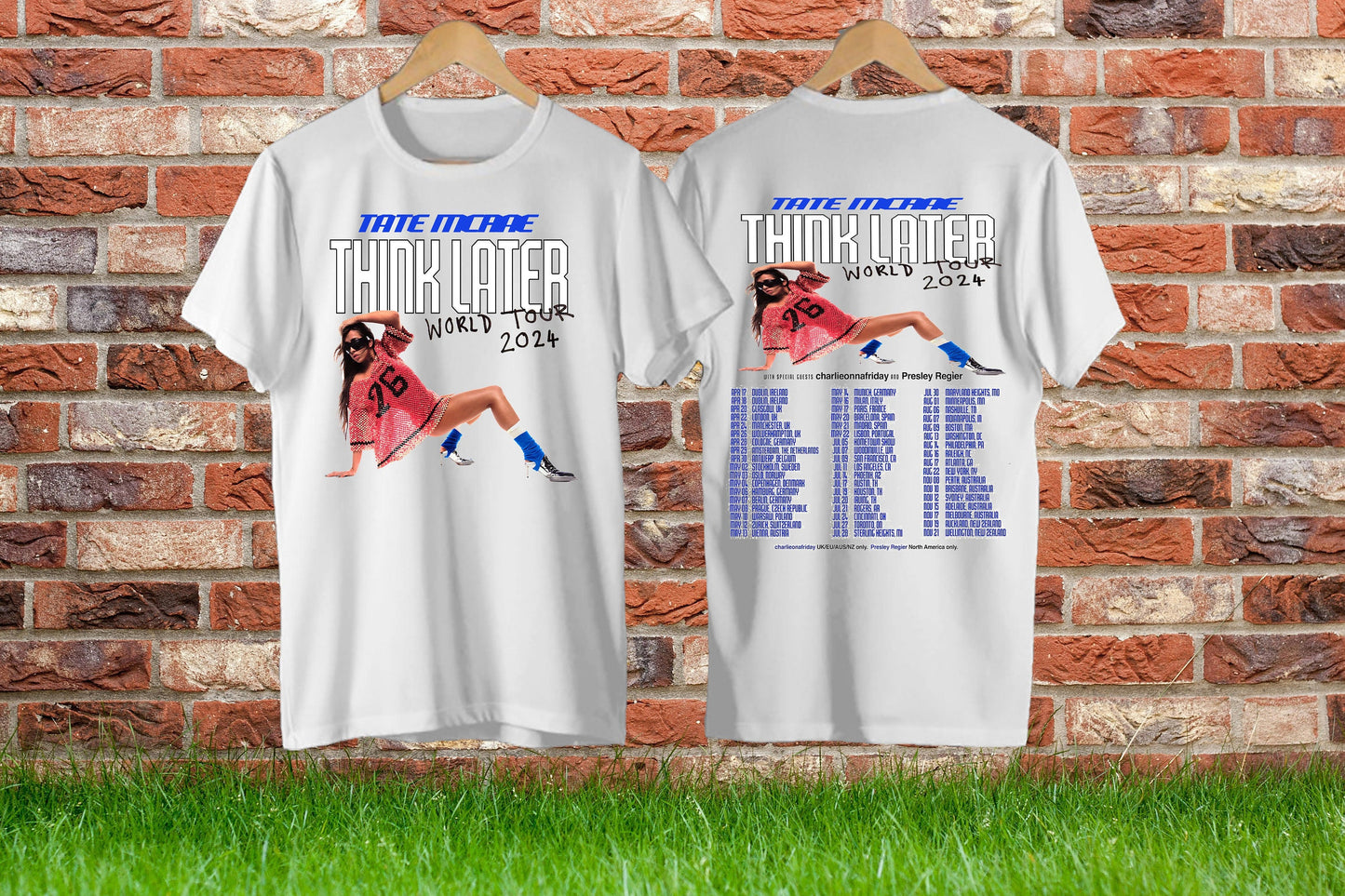 Tate McRae The Think Later World Tour 2024 Tour Shirt, Tate McRae Fan