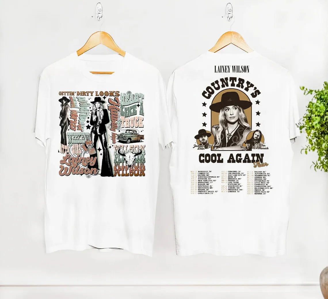 2024 Lainey Wilson Country's Cool Again Tour Shirt