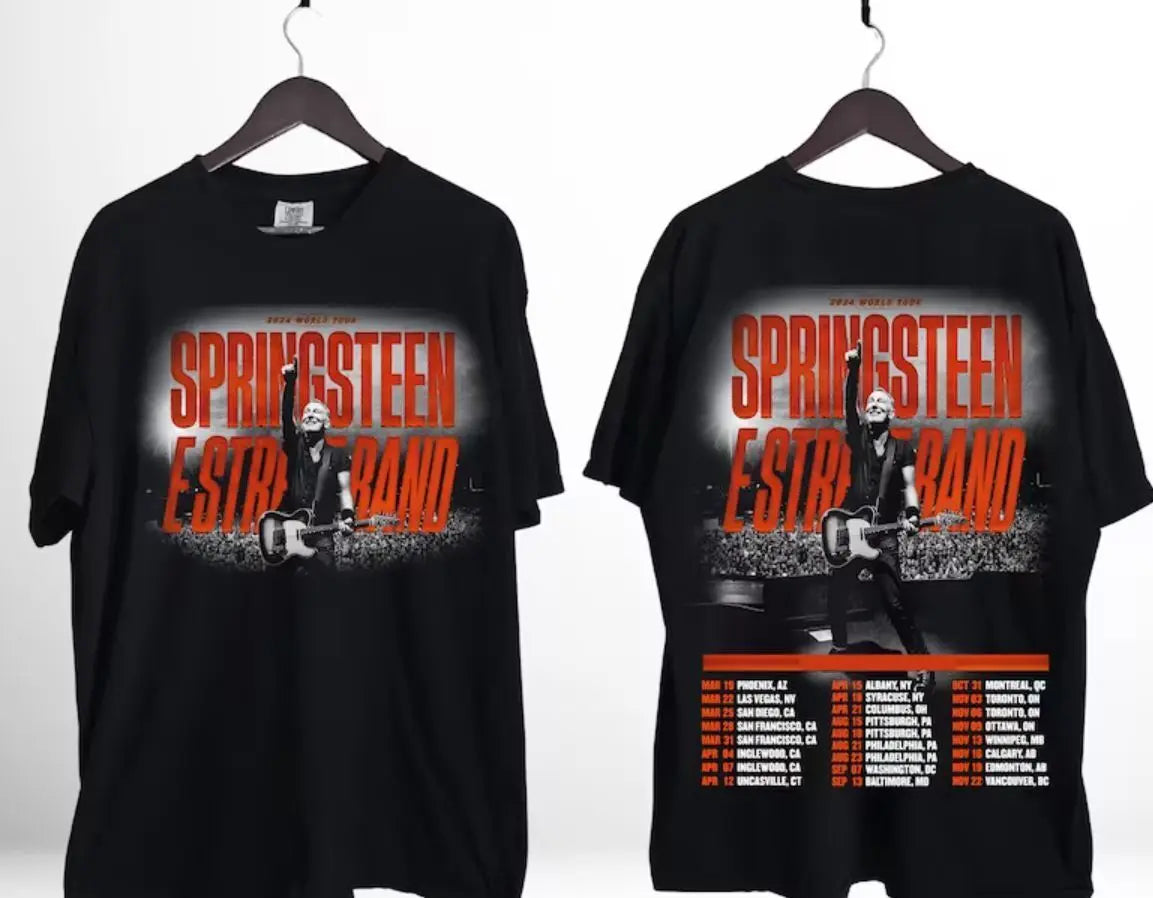 B. Springsteen 2024 Tour Shirt
