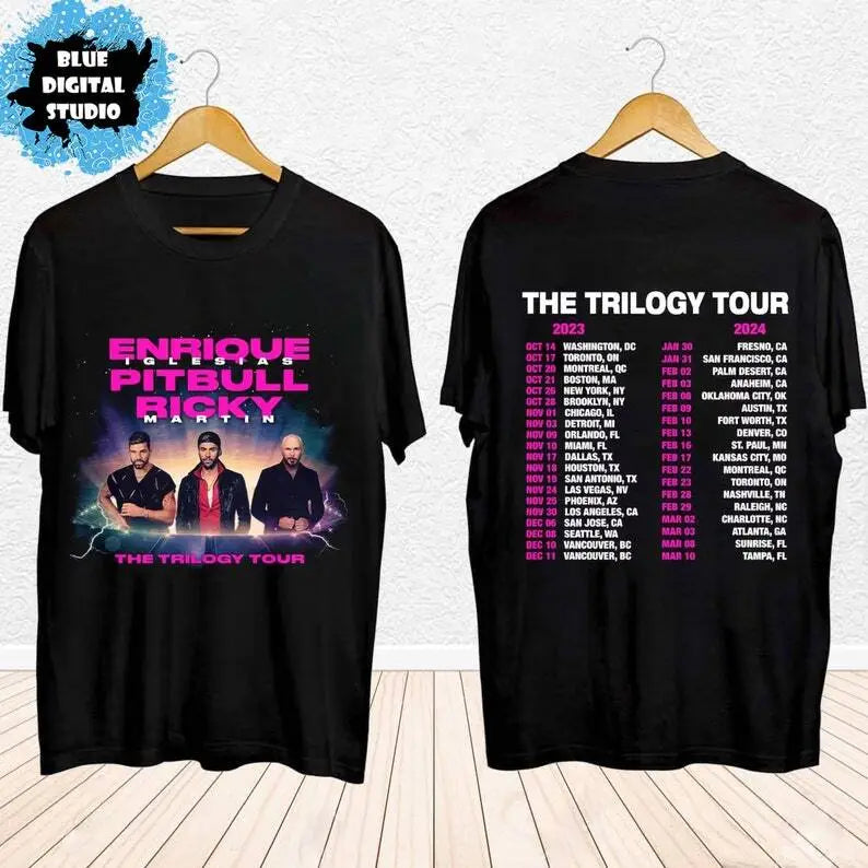 Enrique Iglesias X Pitbull X Ricky Martin The Trilogy Tour 2023 2024 Shirt