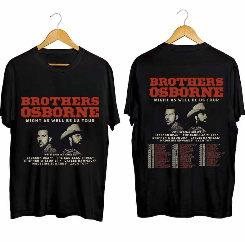 Brothers Osborne Music Tour Shirt 2024 Unisex For Fans