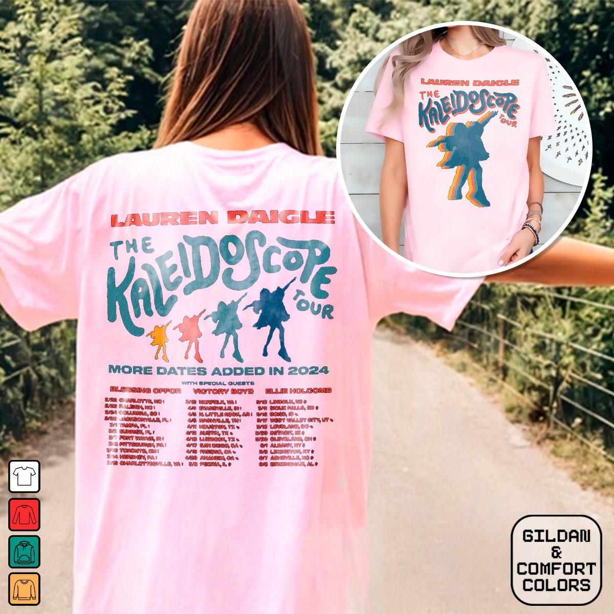 Lauren Daigle Kaleidoscope Tour 2024 Shirt