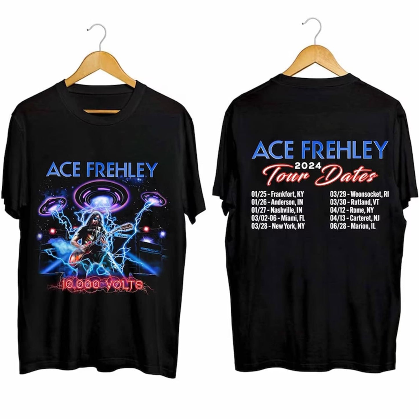 Ace Frehley's 2024 Tour Shirt