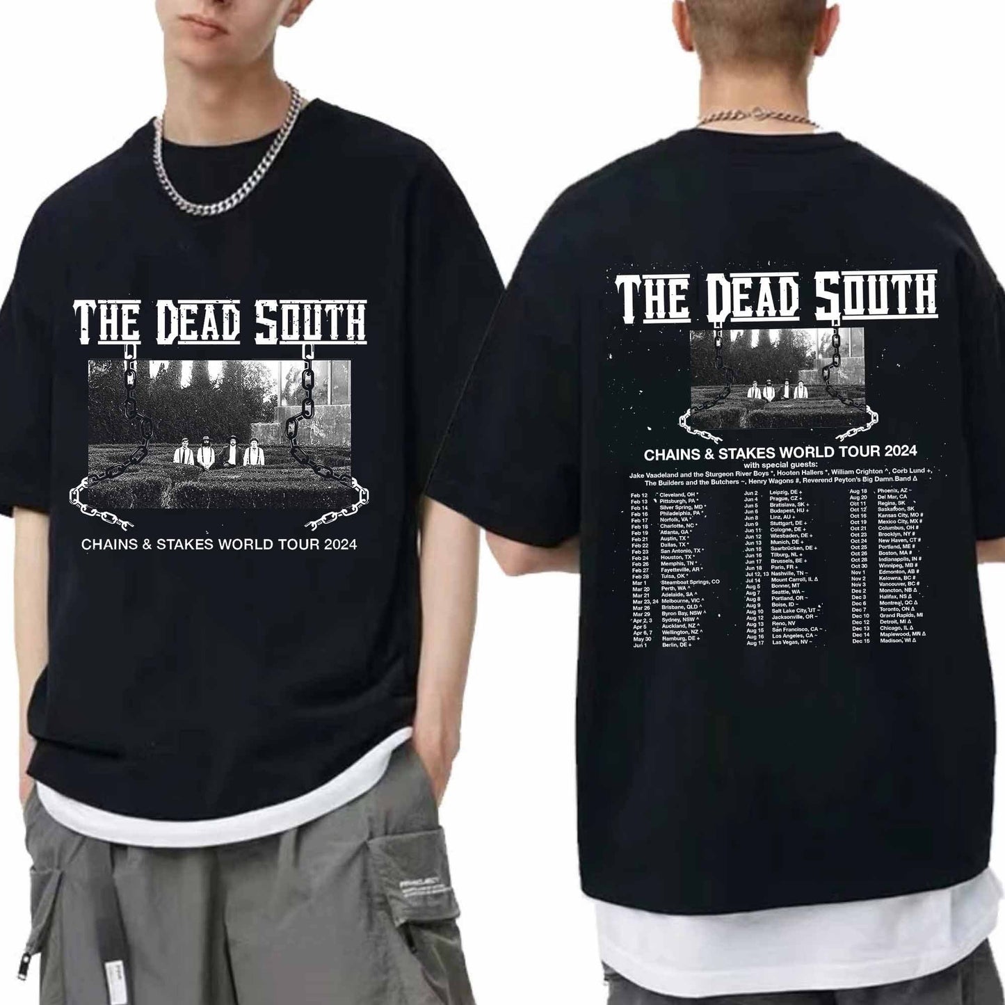 The Dead South - Chains & Stakes World Tour 2024 Shirt