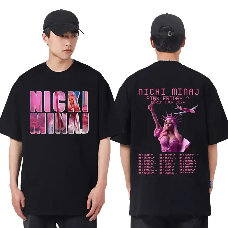 Queen of Rap Nicki Minaj Pink Friday 2 Concert Tour 2024 T-shirt