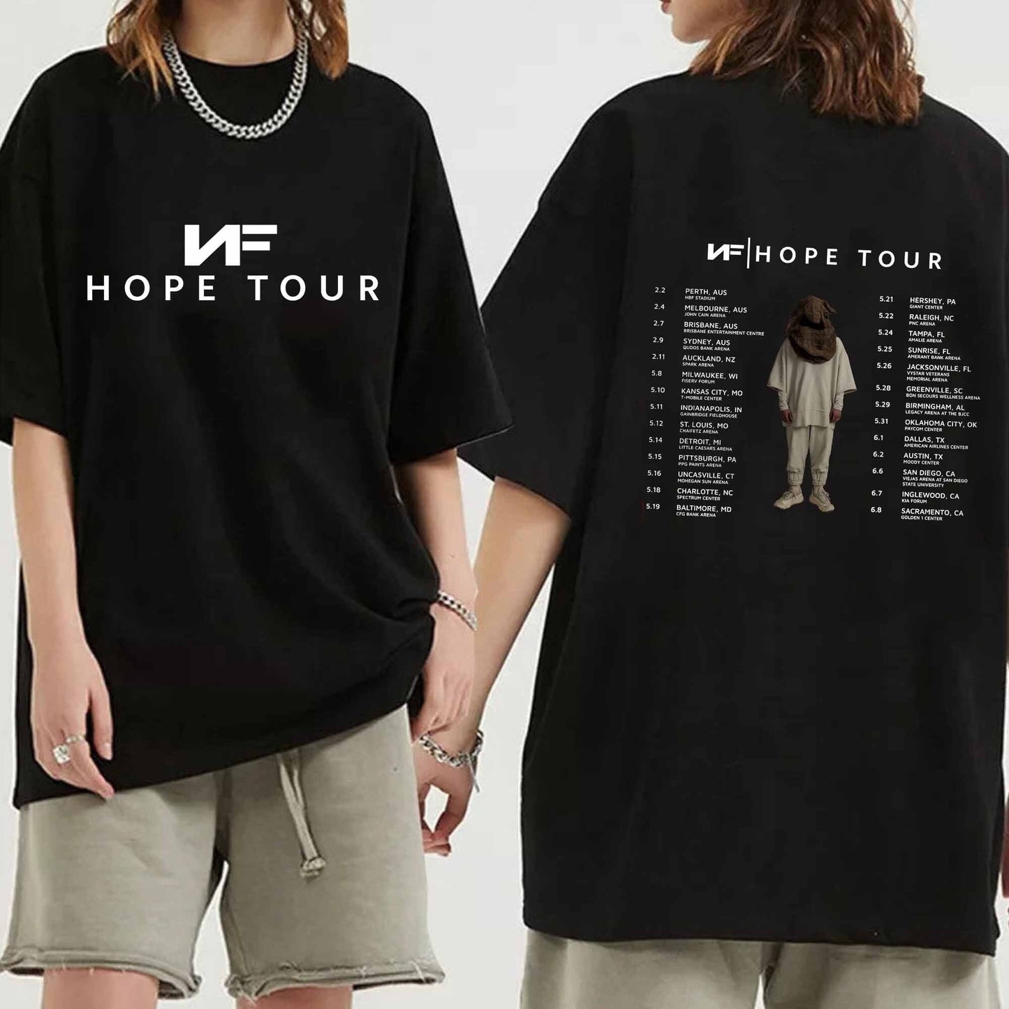 NF Rapper Hope Tour 2024 T-Shirt, NF Fan Gifts Shirt