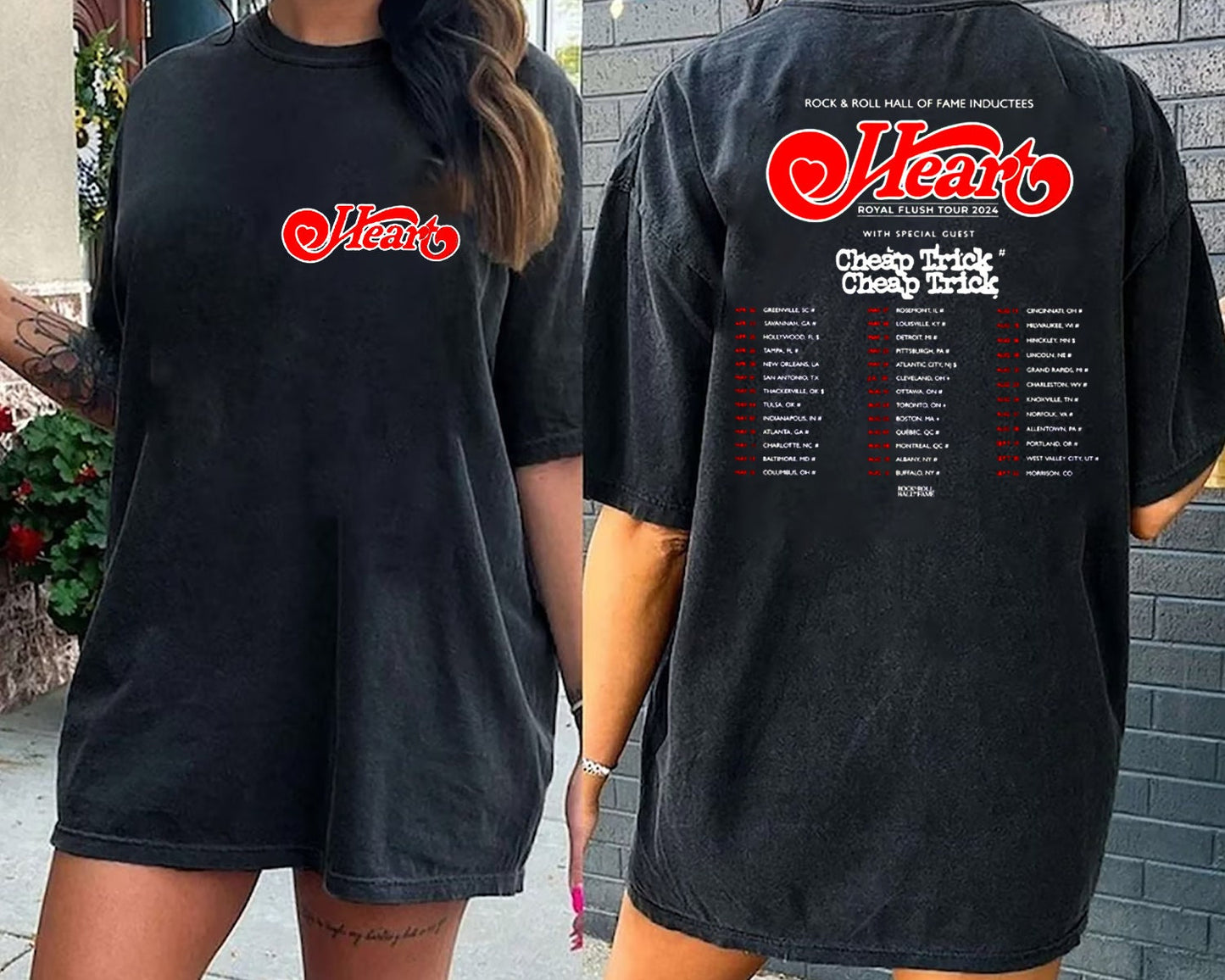 Heart 2024 Tour Shirt, Heart Band Fan T Shirt