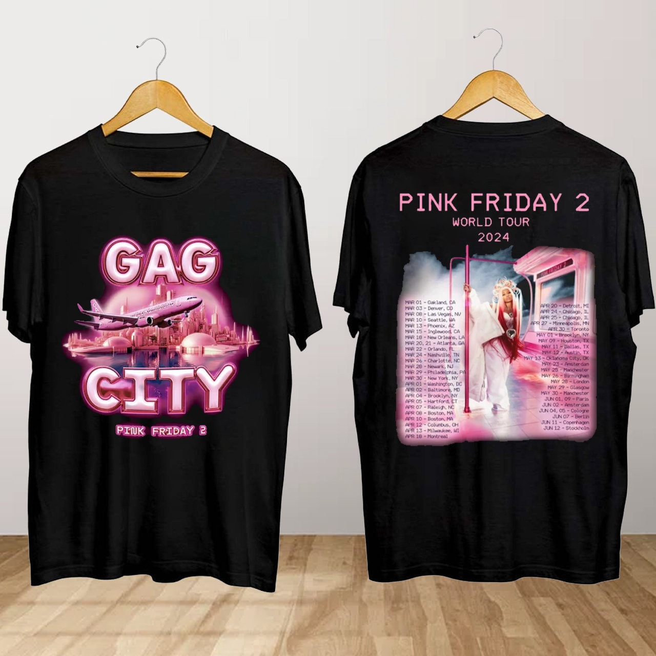 Nicki Minaj Pink Friday 2 Tour T Shirt