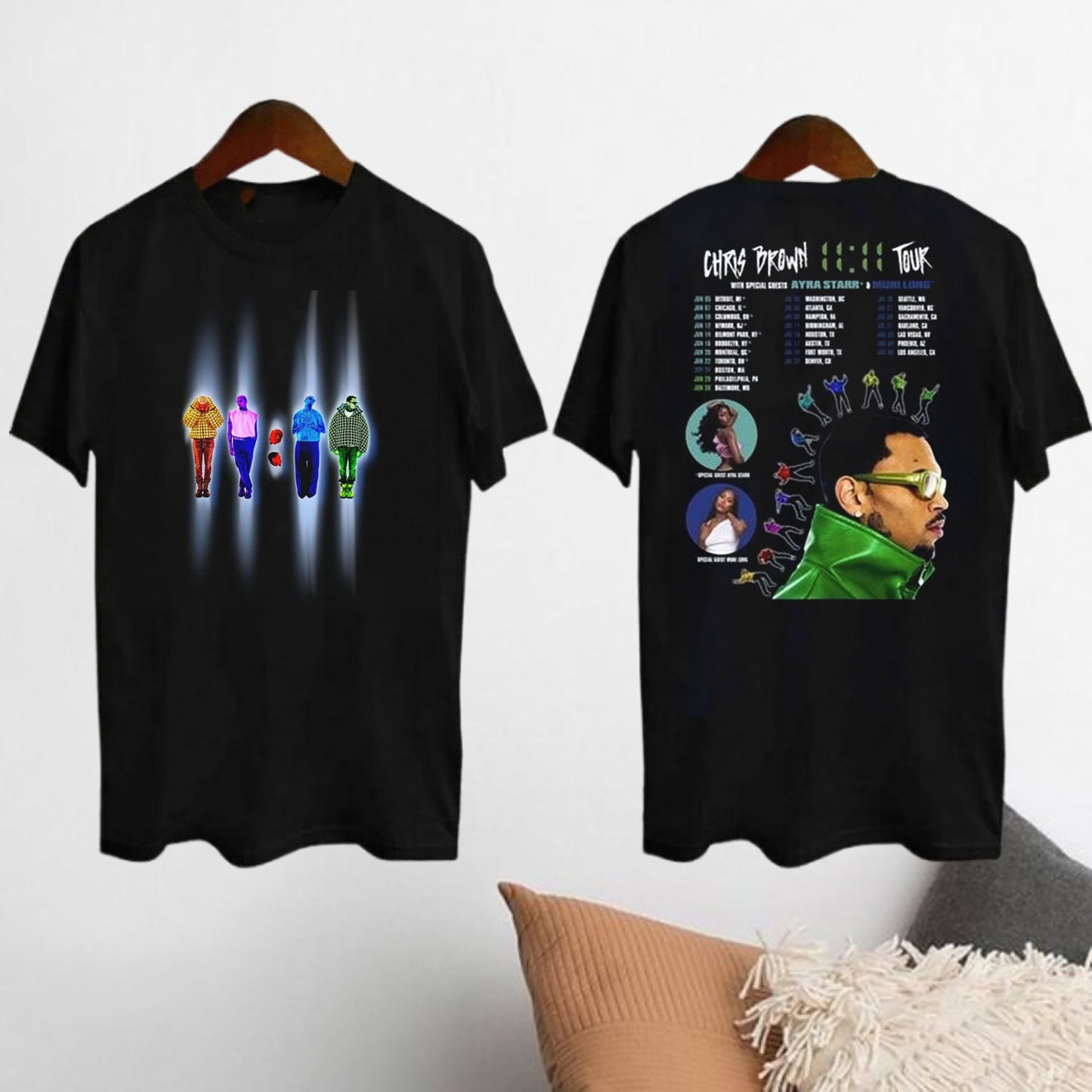 11:11 Tour Chris Brown 2024 Shirt, Chris Brown Fan Shirt, Chris Brown 2024 Concert Shirt