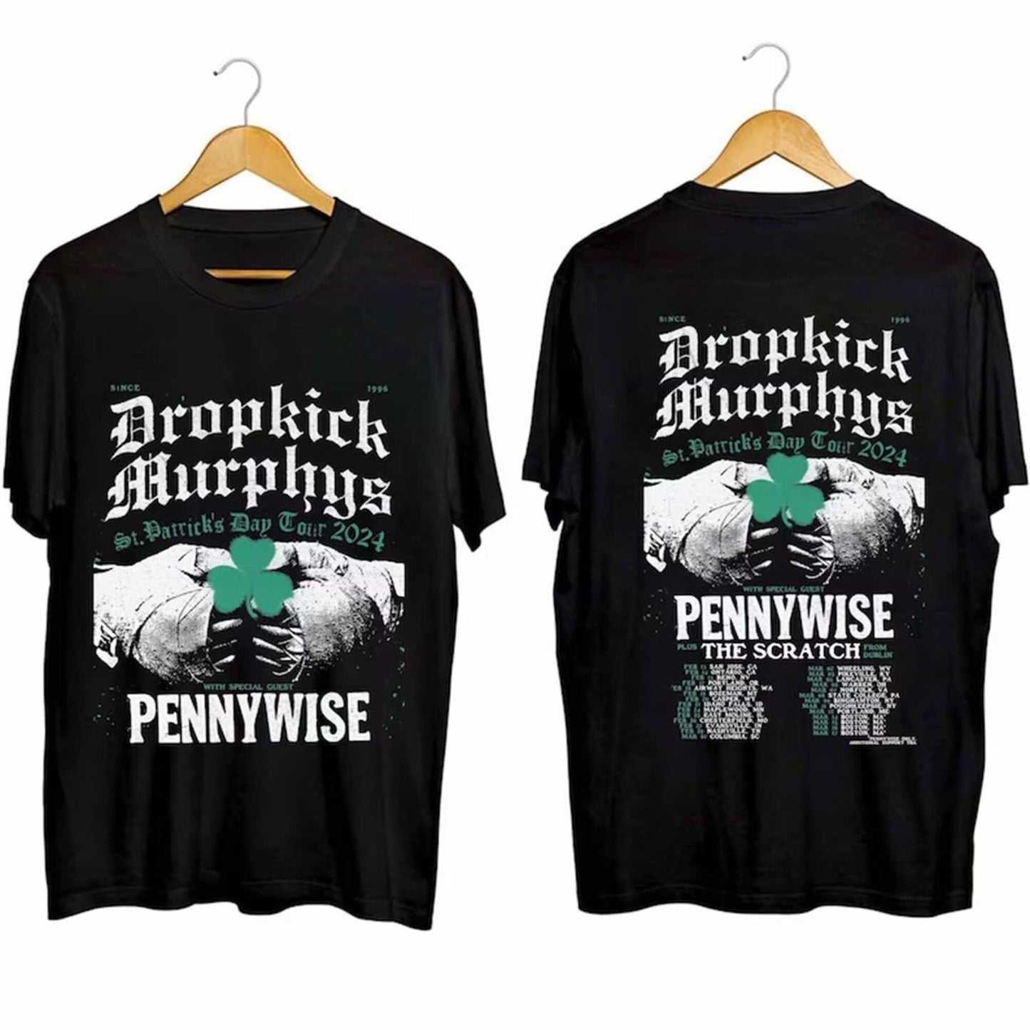 Dropkick Murphys St. Patricks Day Tour 2024 Shirt, Dropkick Murphys Band Fan Shirt, St. Patricks Day 2024 Concert