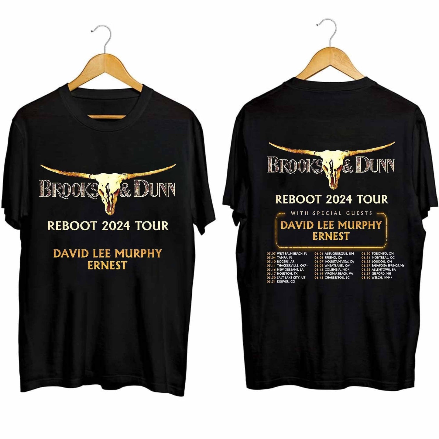 Brooks & Dunn 2024 Tour Shirt - Country Concert Tee