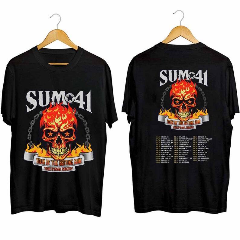 Sum 41 2024-2025 Tour Double Sided T-shirt