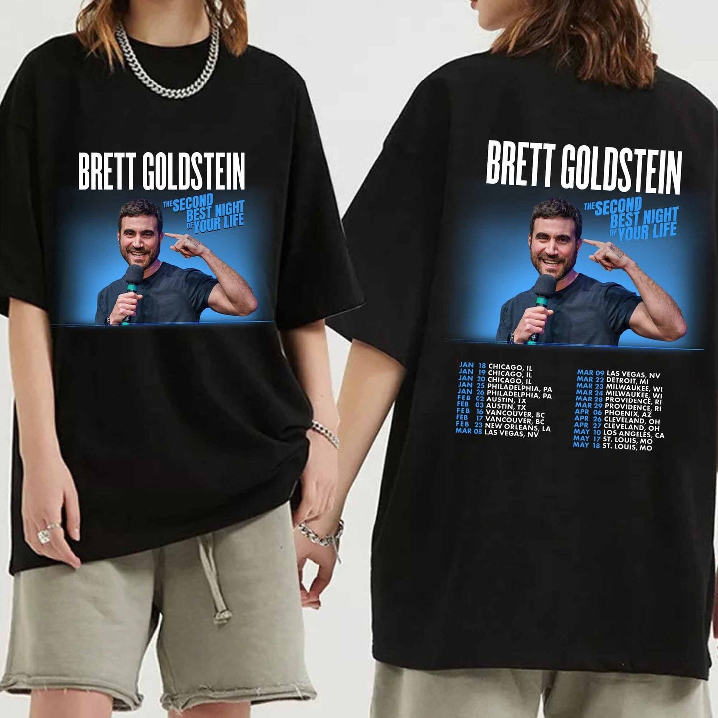 Brett Goldstein 2024 Tour Shirt, Brett Goldstein Fan Shirt, Brett Goldstein Concert Shirt