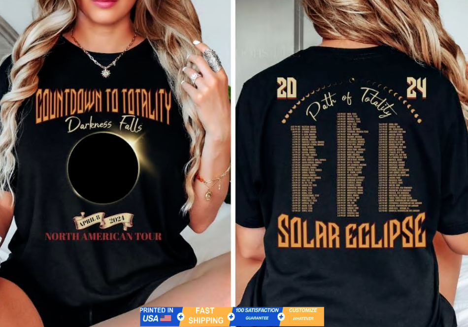 Eclipse Solar Total April 8Th 2024 T-Shirt