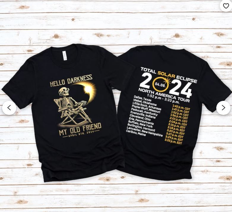 Total Solar Eclipse 2024 T-Shirt