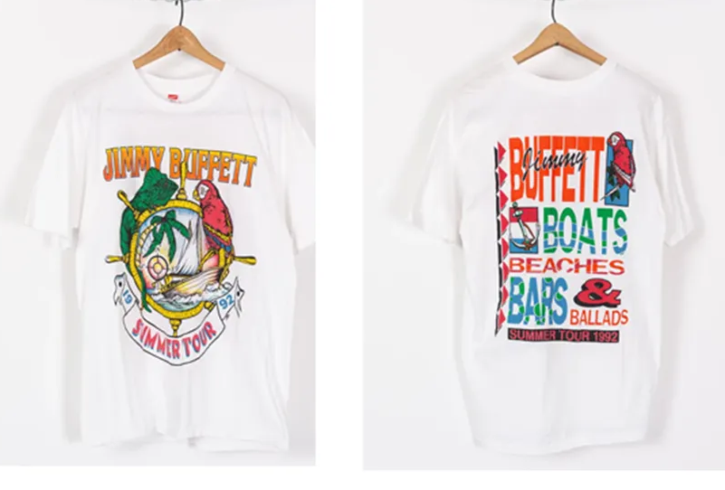 1992 Jimmy Buffett Summer Tour T Shirt