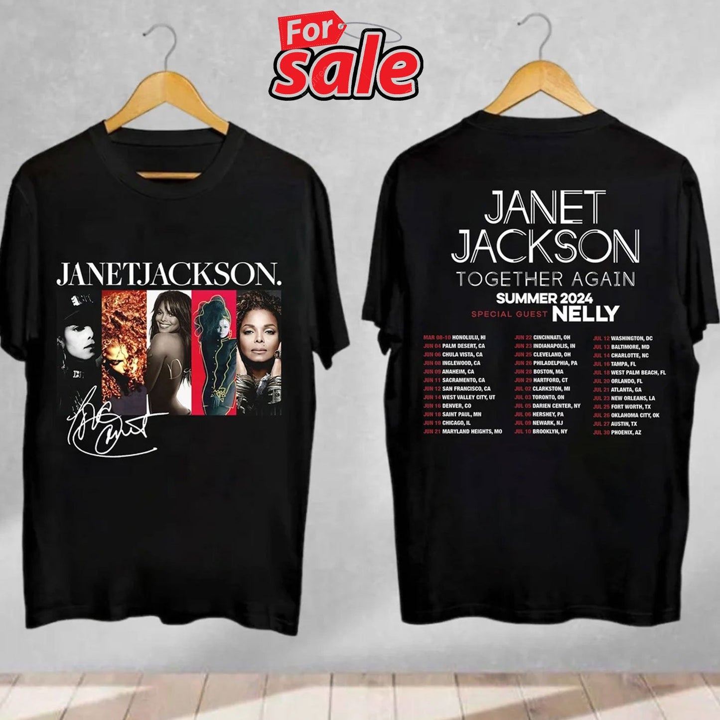 Janet Jackson Collection Singer T Shirt