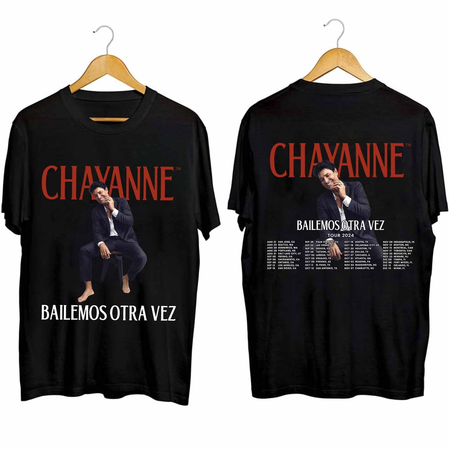 Chayanne - Bailemos Otra Vez Tour 2024 Shirt, Chayanne Fan Shirt